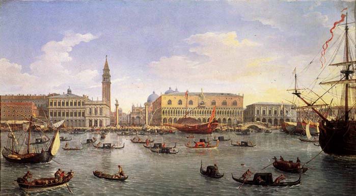 WITTEL, Caspar Andriaans van The Molo Seen from the Bacino di San Marco